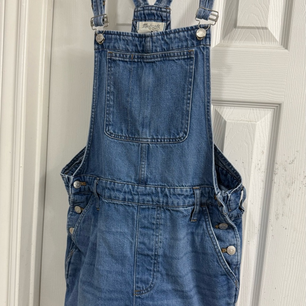 Madewell Blue Denim Jumpsuit